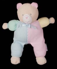 Eden Pastel Thermal Fabric Teddy Bear Lovey Baby 12" Plush